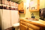 Lower Level Full Bathroom in Waterville Estates Condo